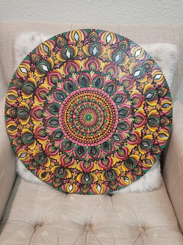 Hand-Painted  Mandala Art Pieces 