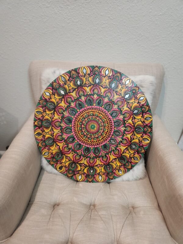 Hand-Painted  Mandala Art Pieces 