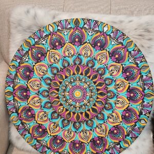 18" in Dot Mandala Piece